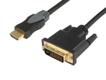 кабель HDMI-DVI 24+1 GODIGITAL 1201-3 3,0м черн.