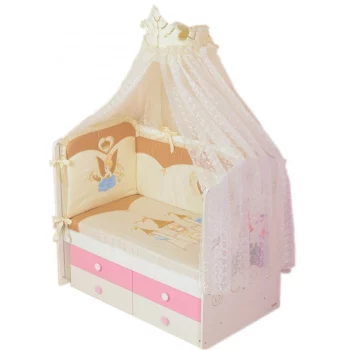 Комплект в кроватку Селена (Сдобина) Принцесса (7 предметов)(Принцесса (7 предметов))
