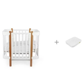 Кроватка-трансформер Happy Baby Mommy Lux с матрасом 90х70 см(Mommy Lux с матрасом 90х70 см)